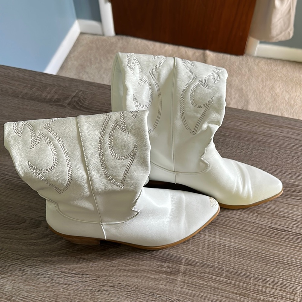 White Cowboy Boots